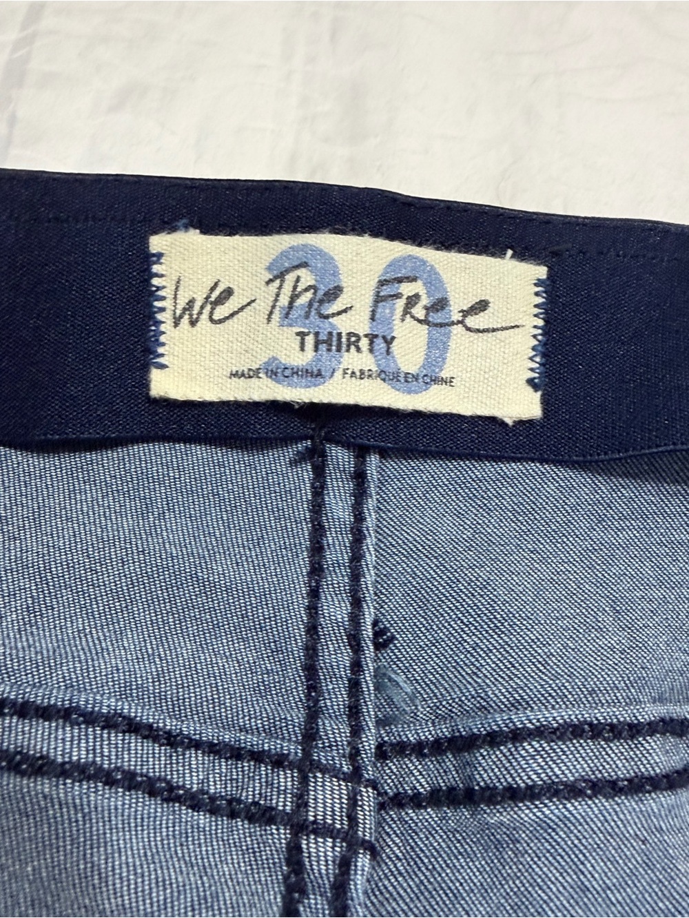 Free People We The Free Pull On Flare Jeans Size 30 Bell Bottom Stretch Denim - Picture 6 of 11